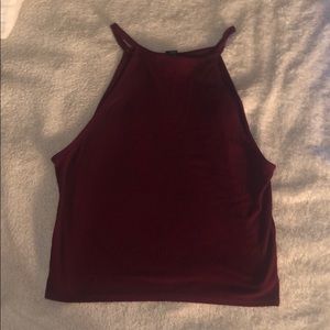 FOREVER 21 semi cropped tank top